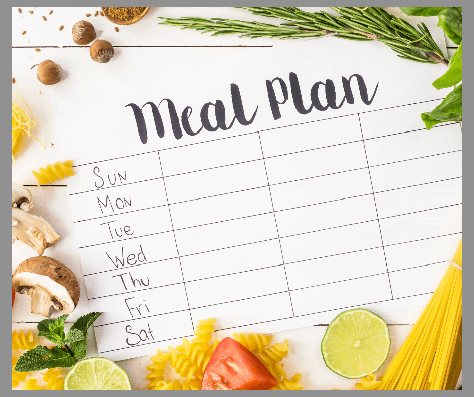 A Meal Plan template