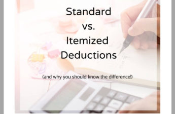 Standard or Itemized deduction?