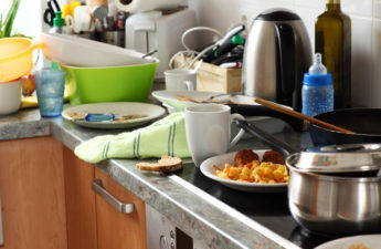 A Messy Kitchen