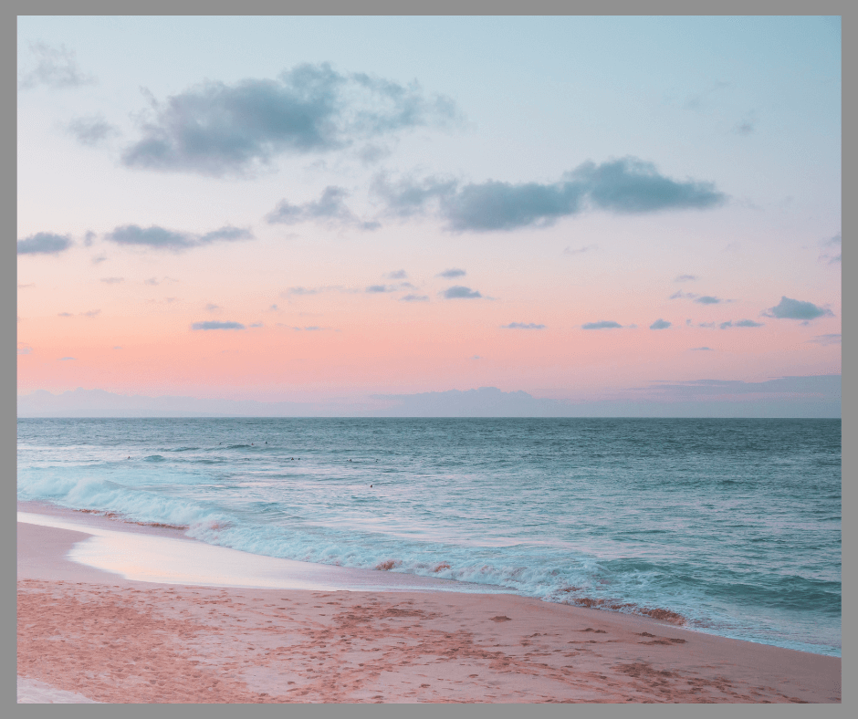 The Ocean and shoreline