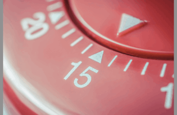 Timer set to 15 minutes