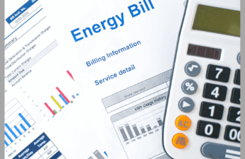 Bill statements and a calculator