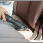 Sweeping out a vehicle