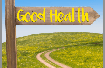 A path would a road sign to good health