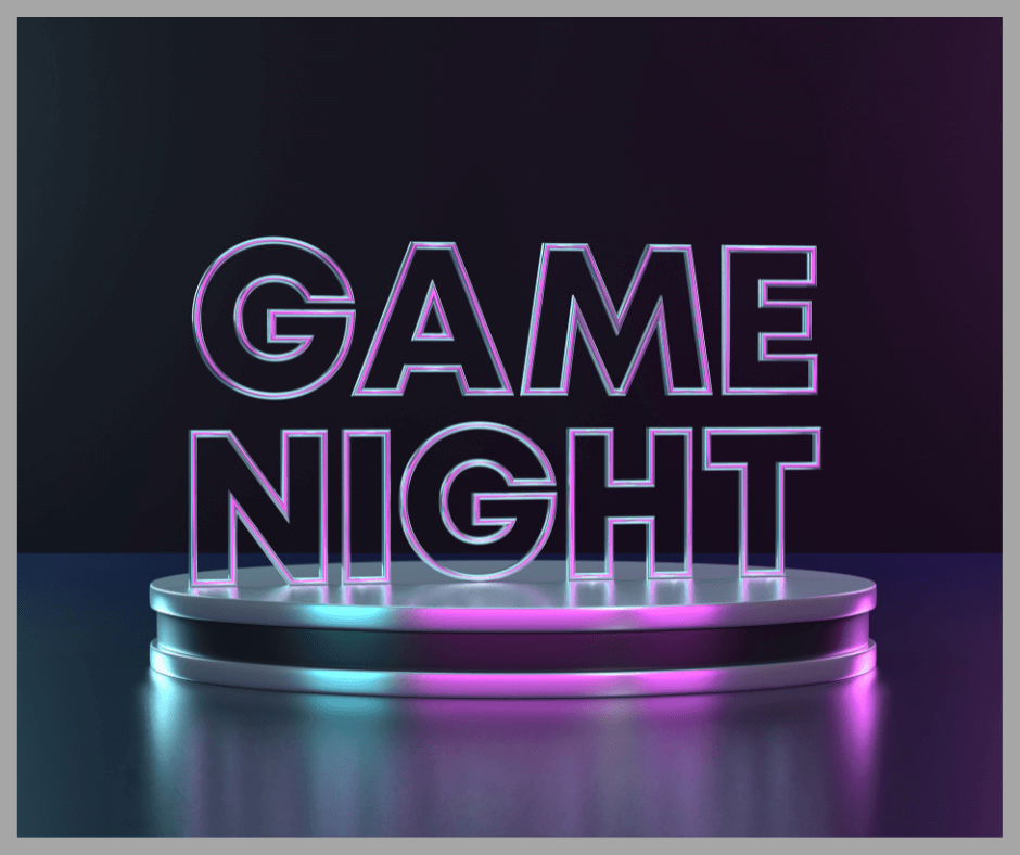 Game Night Sign