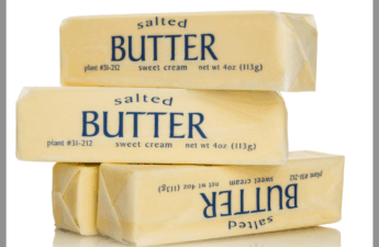 A stack of sticks of butter