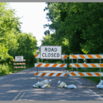 Road Closed Sign