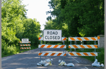 Road Closed Sign