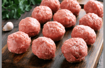 Ready to bake meatballs