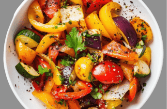 A dish of seasoned veges