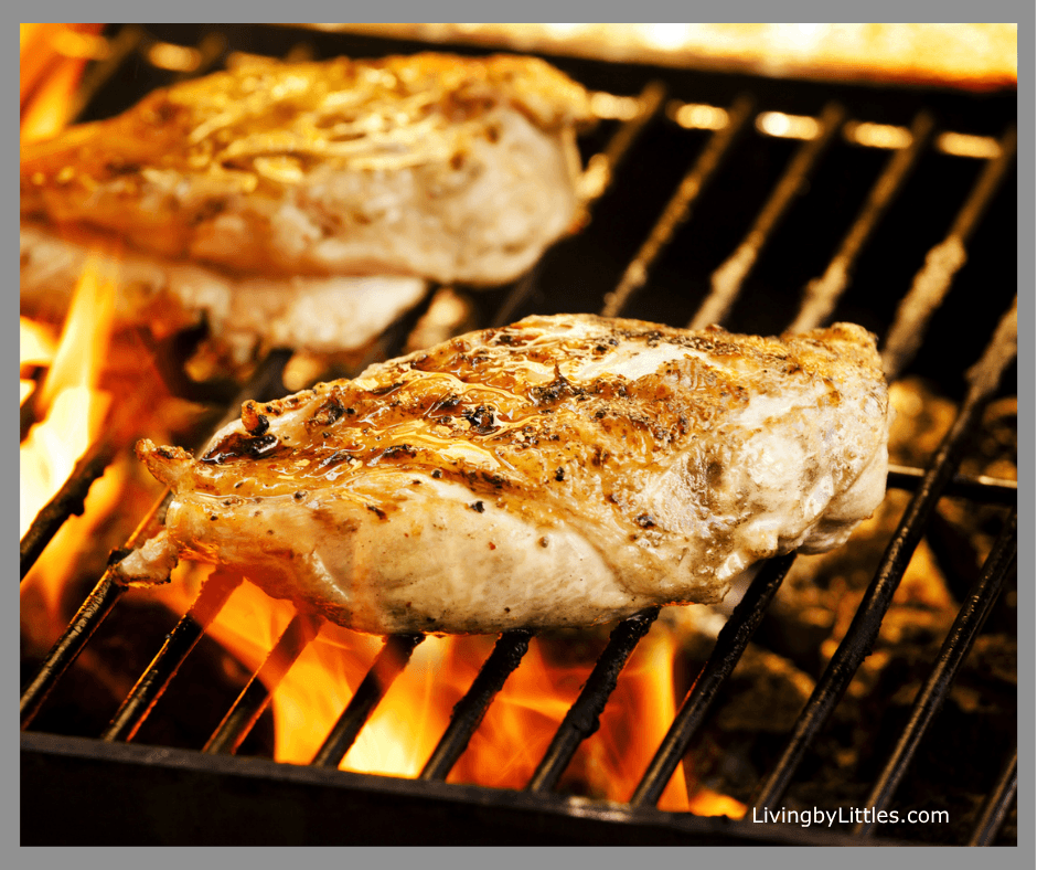Chicken Breasts on a grill